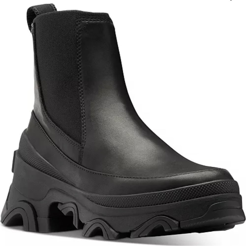 Sorel Women's Brex Chelsea Lug Sole Boots, black, sz 6.5